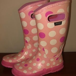 Girls BOGS rain boots
